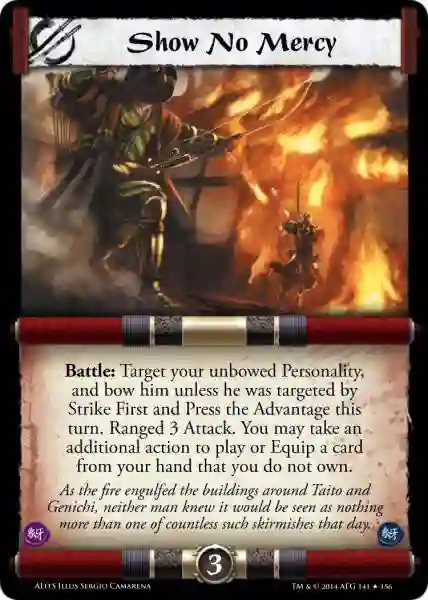 Show no mercy foil