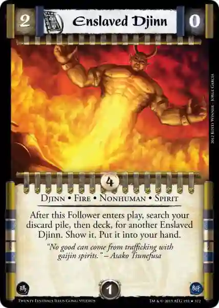 Enslaved Djinn FOIL