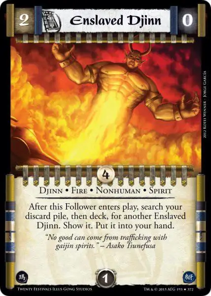Enslaved Djinn FOIL