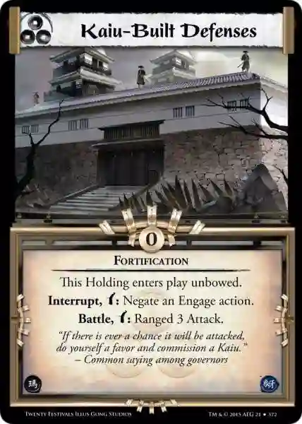 Kaiu-Built Defenses Foil