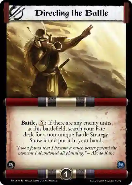 DIRECTING THE BATTLE FOIL