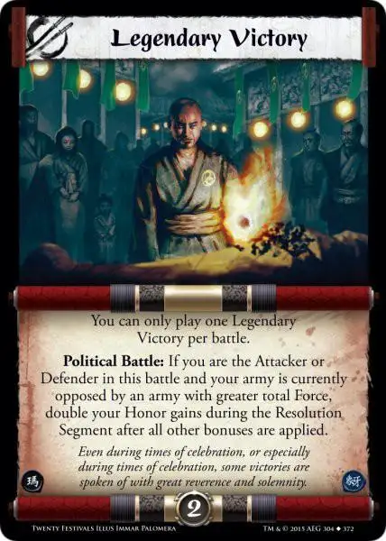 Legendary victory