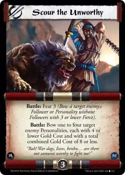 Scour the Unworthy