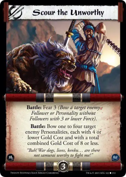 Scour the Unworthy