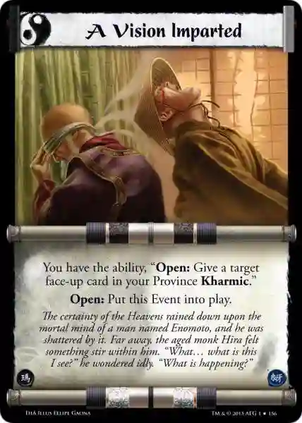 A vision imparted foil
