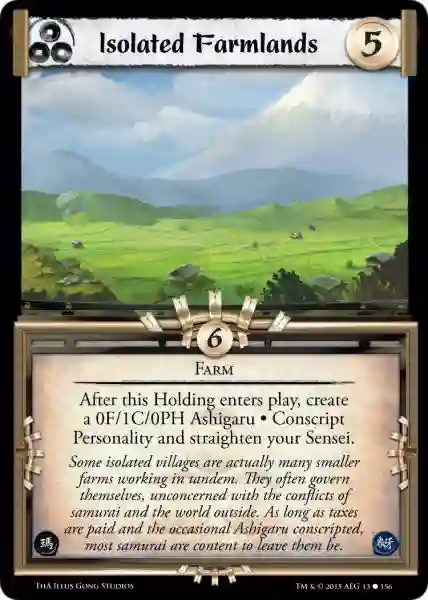 Isolated Farmlands
