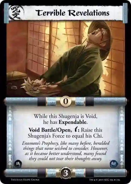 Terrible revelations foil