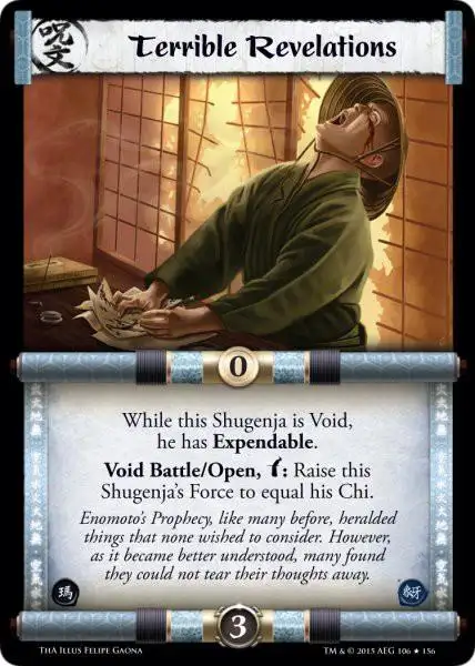 Terrible revelations foil