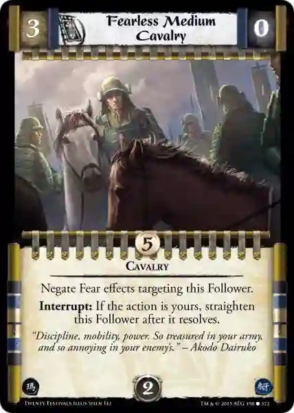 Fearless Medium Cavalry FOIL
