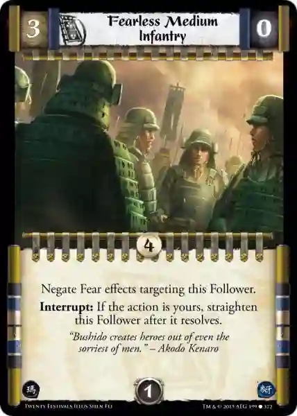 Fearless Medium Infantry FOIL
