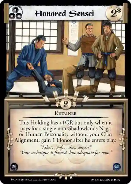 Honored Sensei FOIL
