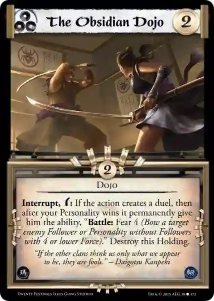 The Obsidian Dojo FOIL