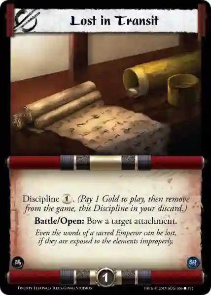 Lost in transit foil