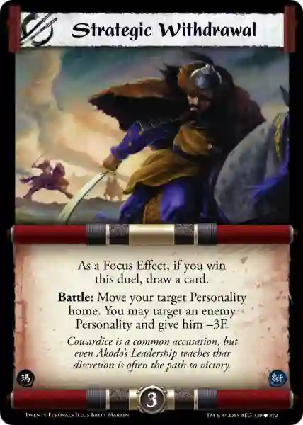 Strategic Withdrawal FOIL