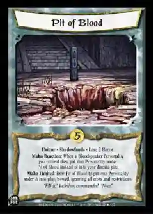 Pit of Blood FOIL (Alemán)