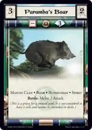 Parumba's Boar