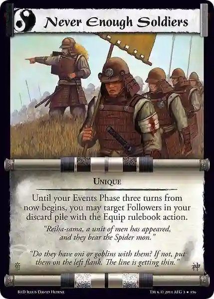 Never Enough Soldiers (Spanish)