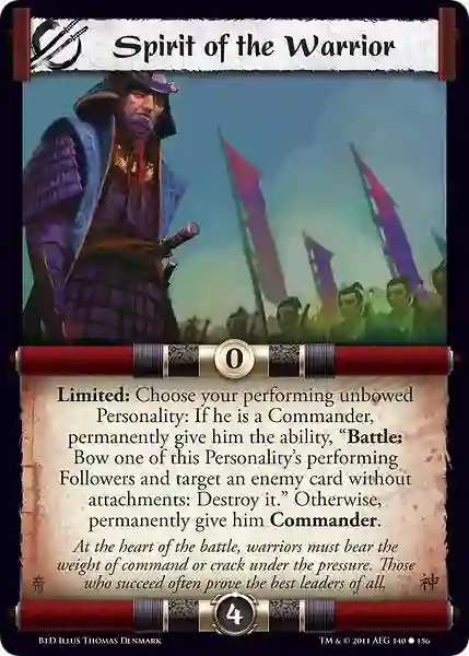 Spirit of the Warrior (Spanish)