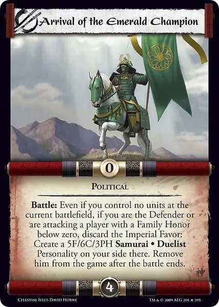 Arrival of the Emerald Champion (Español)