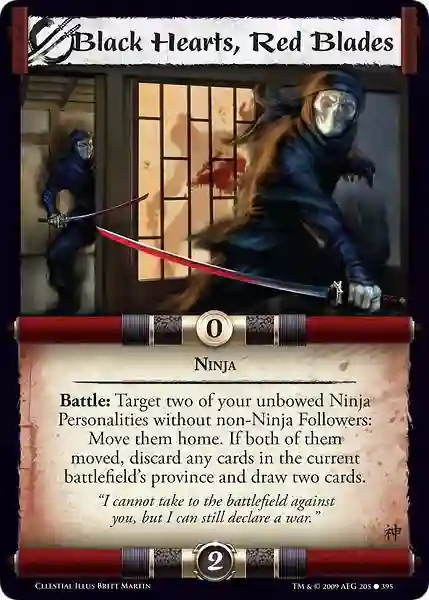 Black Hearts, Red Blades (Spanish)