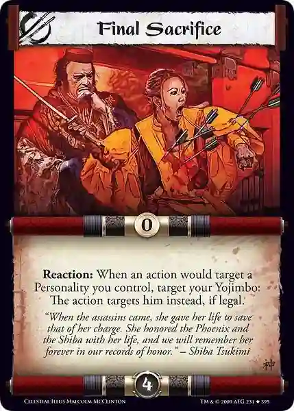 Final Sacrifice (Spanish)