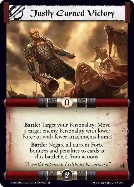 Justly Earned Victory (Español)