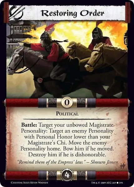 Restoring Order (Spanish)