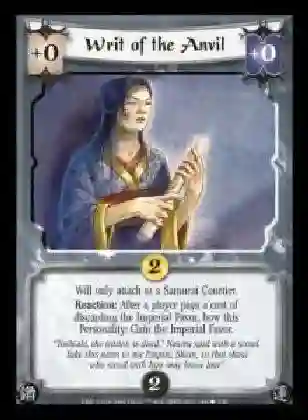 Writ of the Anvil FOIL (Español)