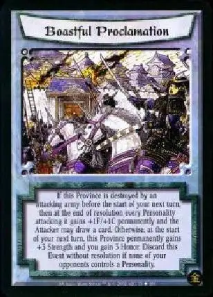 Boastful Proclamation (French)