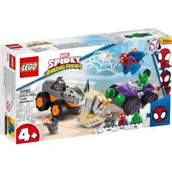 Lego. Duplo. Spidey Amazing Friends. Hulk vs. Rhino Truck Showdown