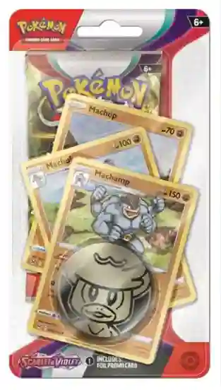 Escarlata y Púrpura 1: Machamp Premium Checklane (Inglés)