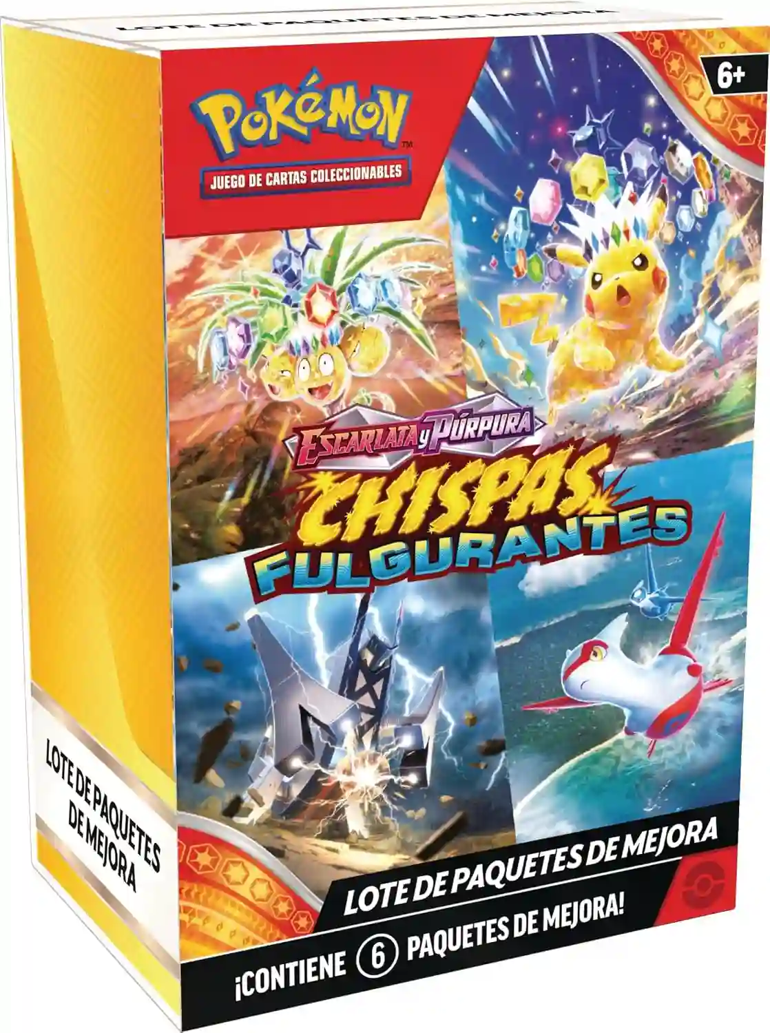Escarlata y Púrpura 8 Chispas Fulgurantes: Bundle 6 Sobres (Español)