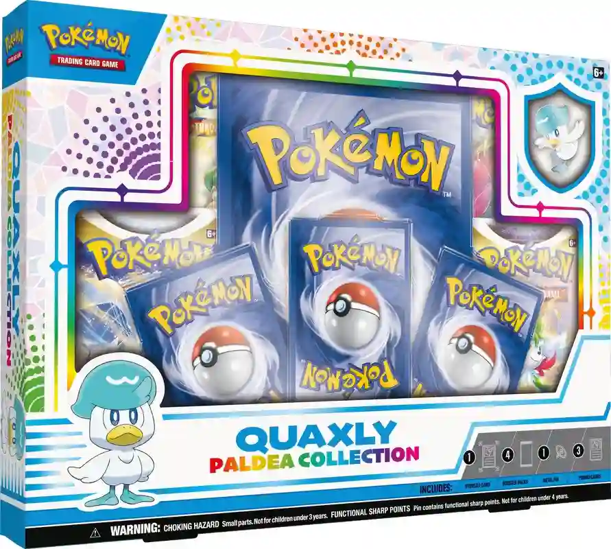 Quaxly Paldea Pin Collection (inglés) Pokémon TCG