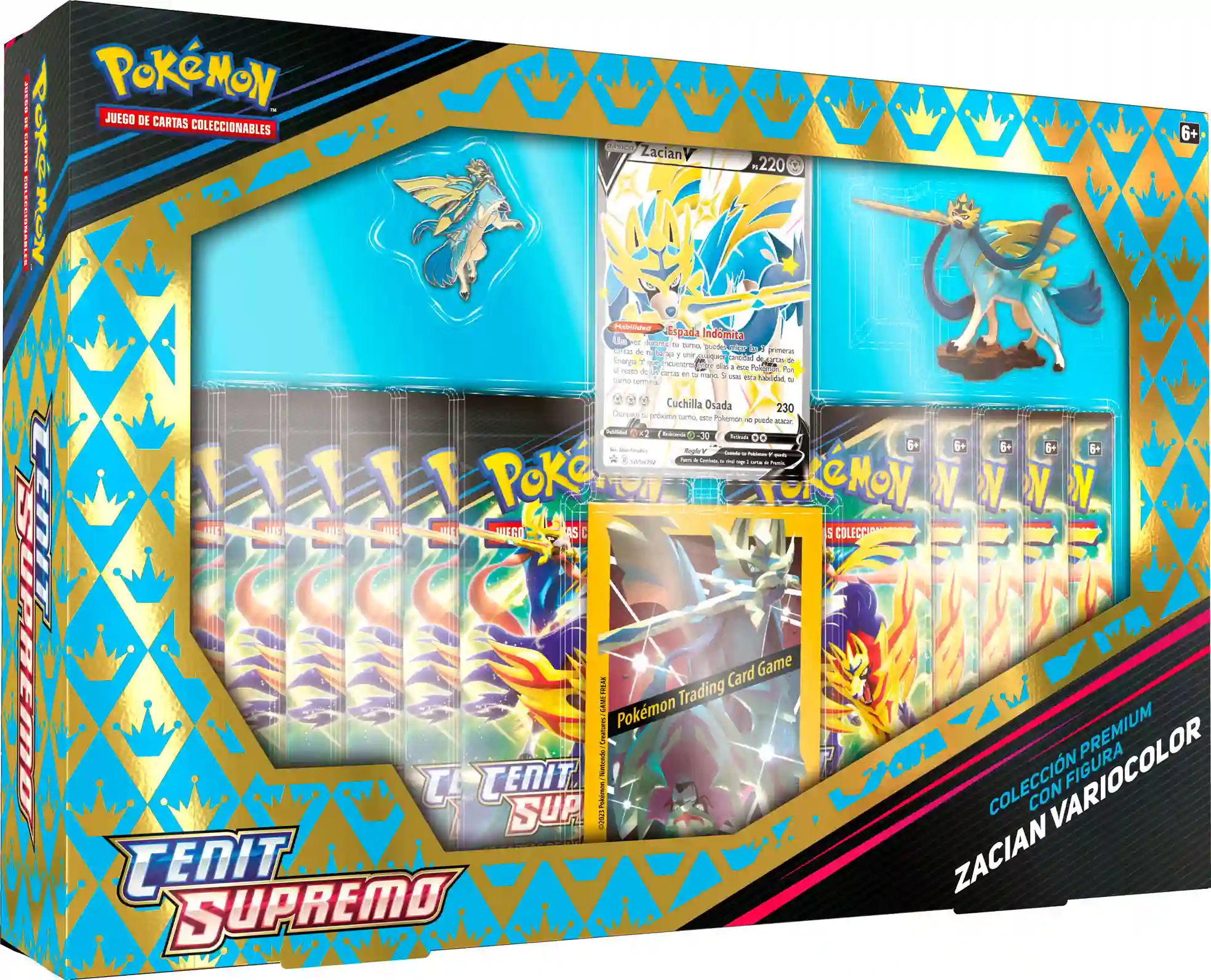 Espada y Escudo 12.5 Cenit Supremo: Colección Shiny Zacian (Español)