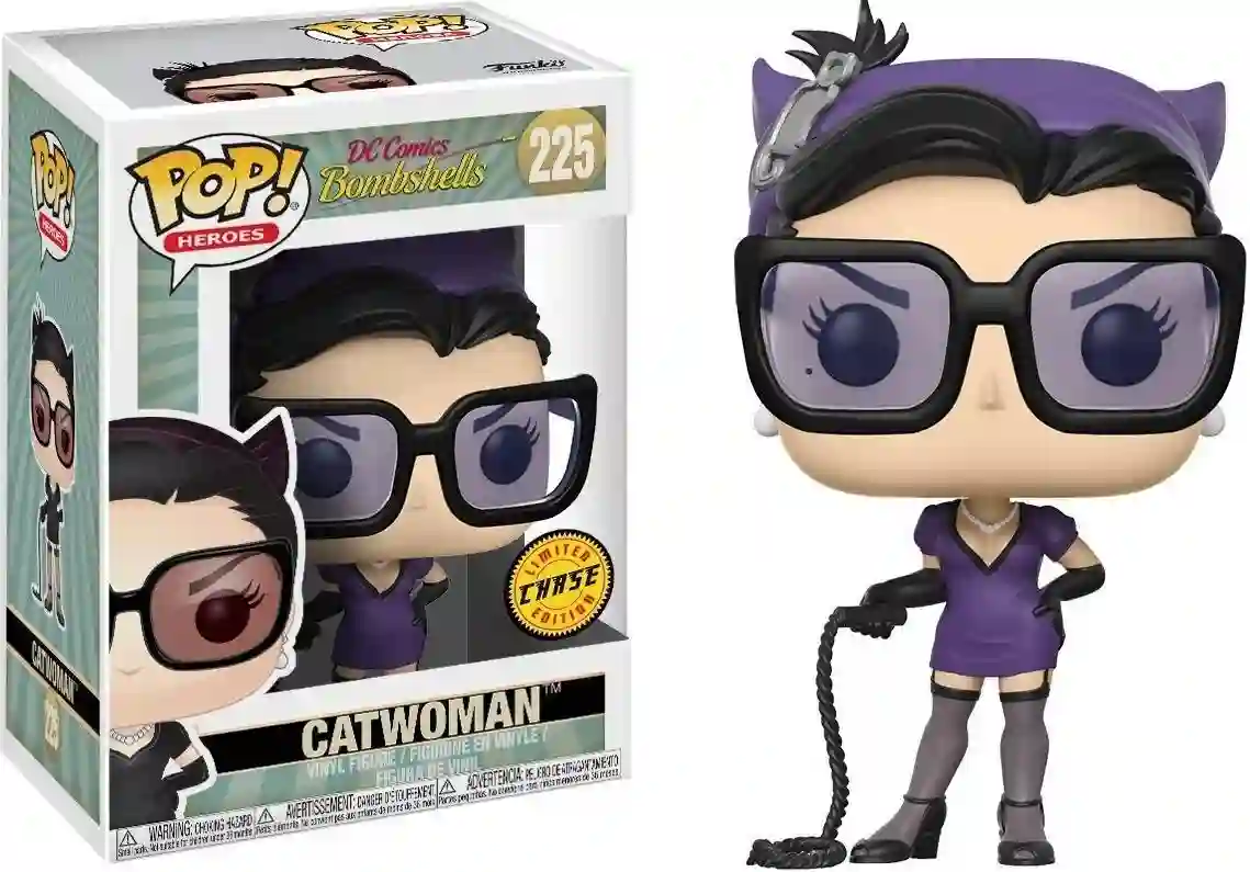 Funko Pop Catwoman. DC Comics Bombshells. Chase