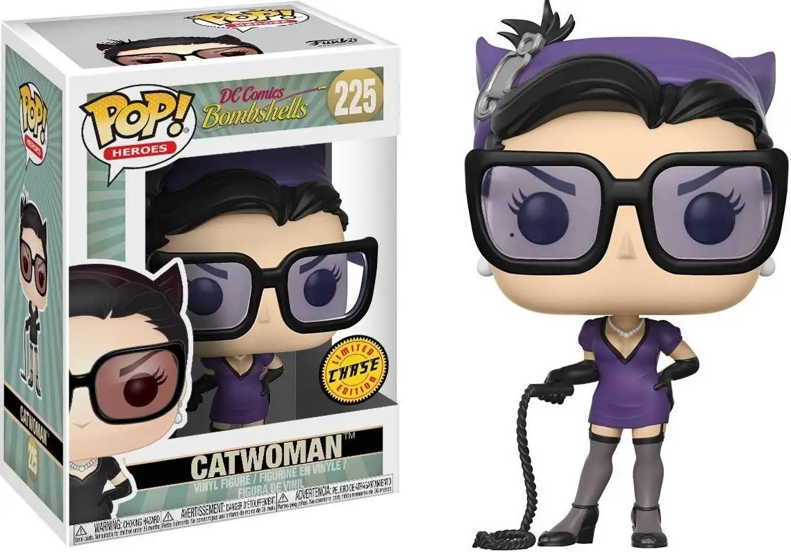 Funko Pop Catwoman. DC Comics Bombshells. Chase