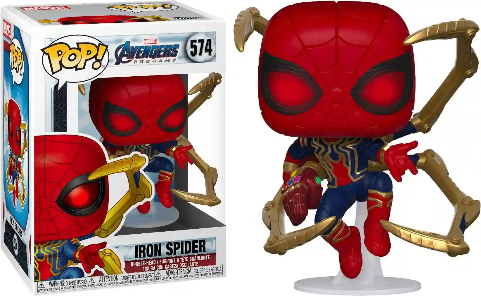 Funko Pop. Iron Spider. Spiderman.
