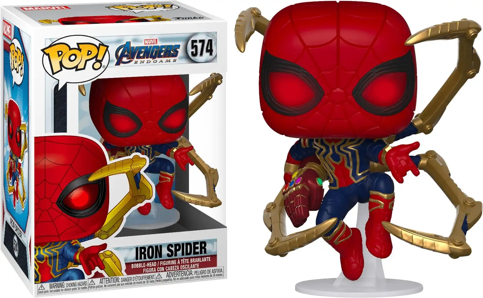 Funko Pop. Iron Spider. Spiderman.
