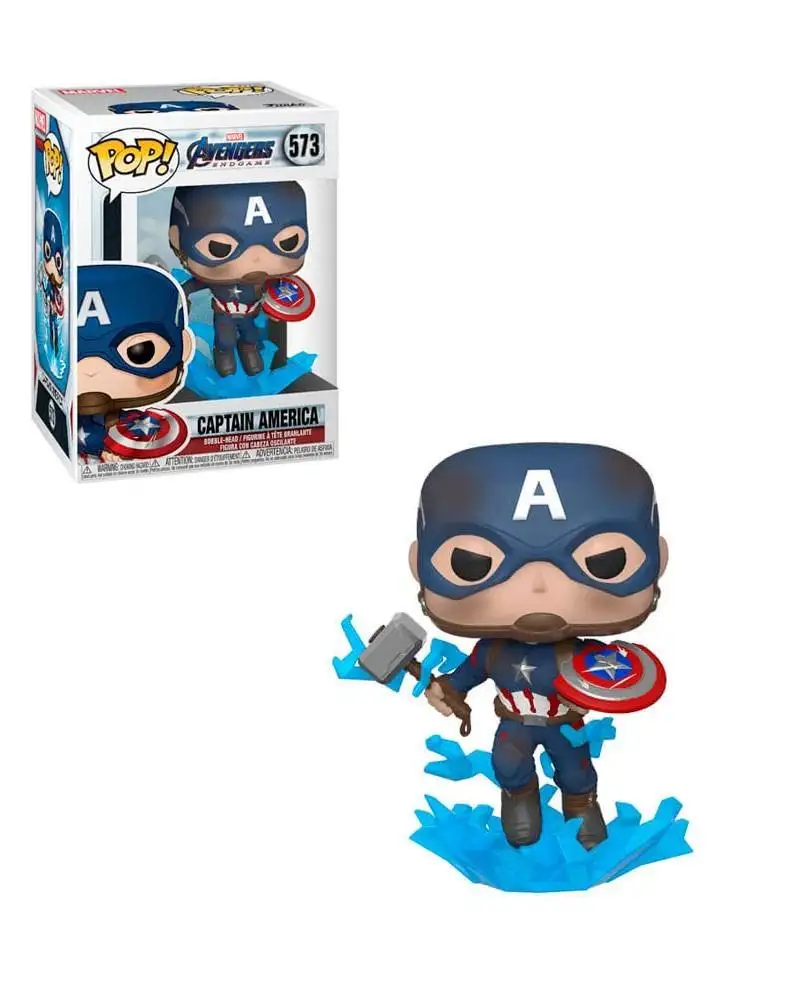 Funko Pop Capitán América Martillo y Escudo. Vengadores Endgame