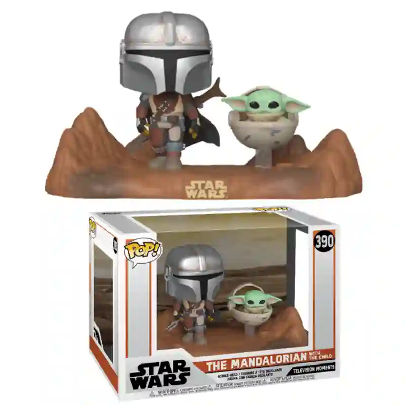 Funko Pop Movie Moments: Mandalorian y Child