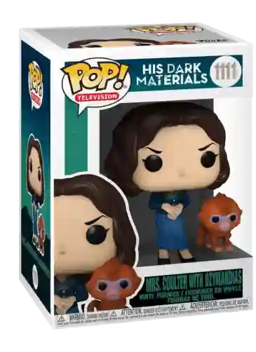 Funko Pop. Mrs. Coulter con el mono dorado. His Dark Materials