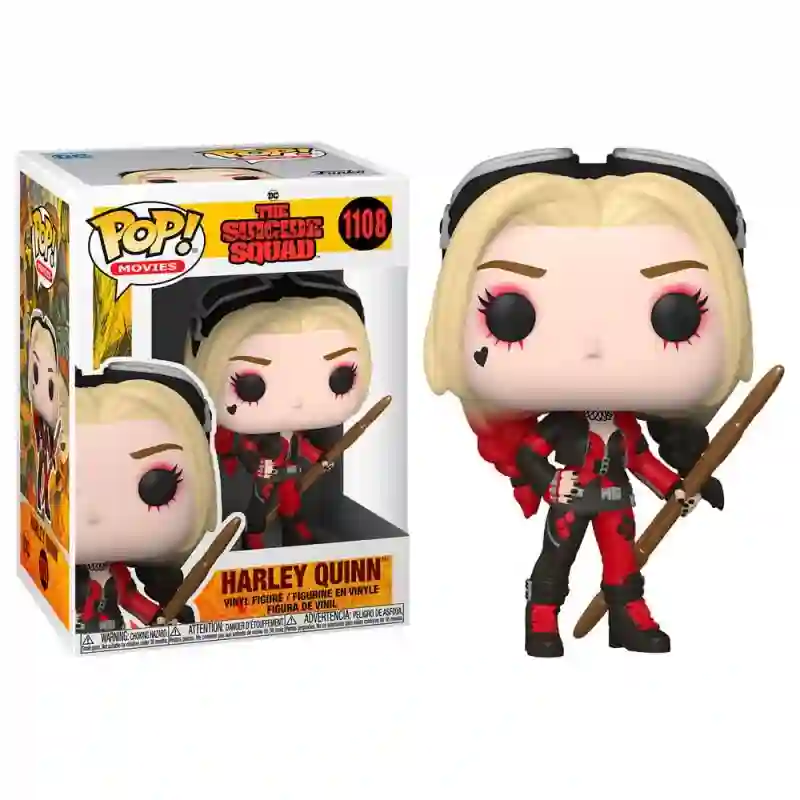 Funko Pop. Harley Quinn Bodysuit. The Suicide Squad