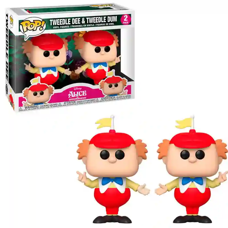 Funko Pop. Tweedle Dee y Dum. Alicia en el País de las Maravillas 70th