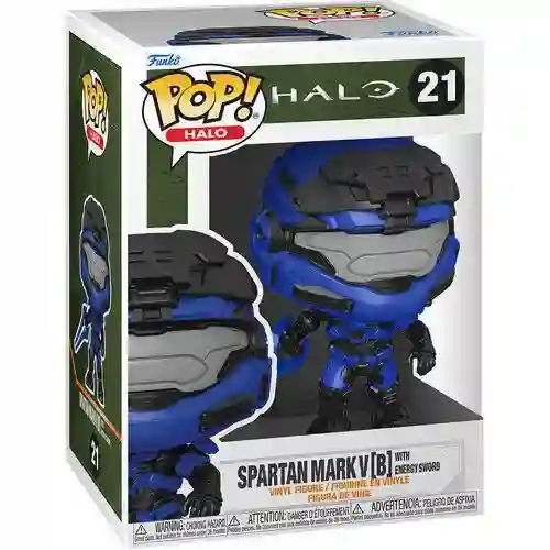 Funko Pop Spartan Mark V (B) con Espada de Energia. Halo