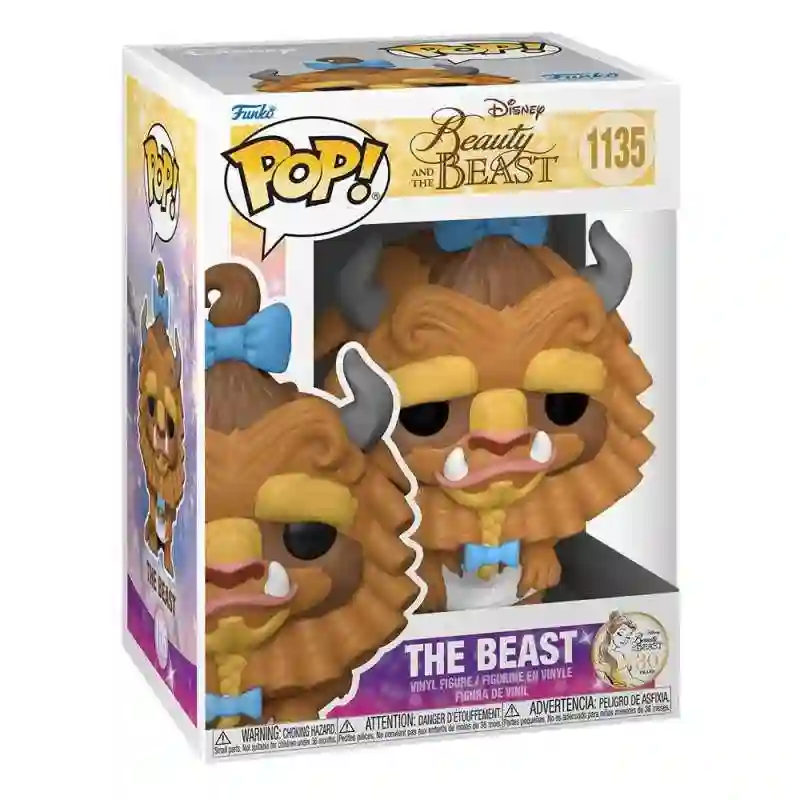 Funko Pop Bestia con Rizos. La Bella y la Bestia Disney