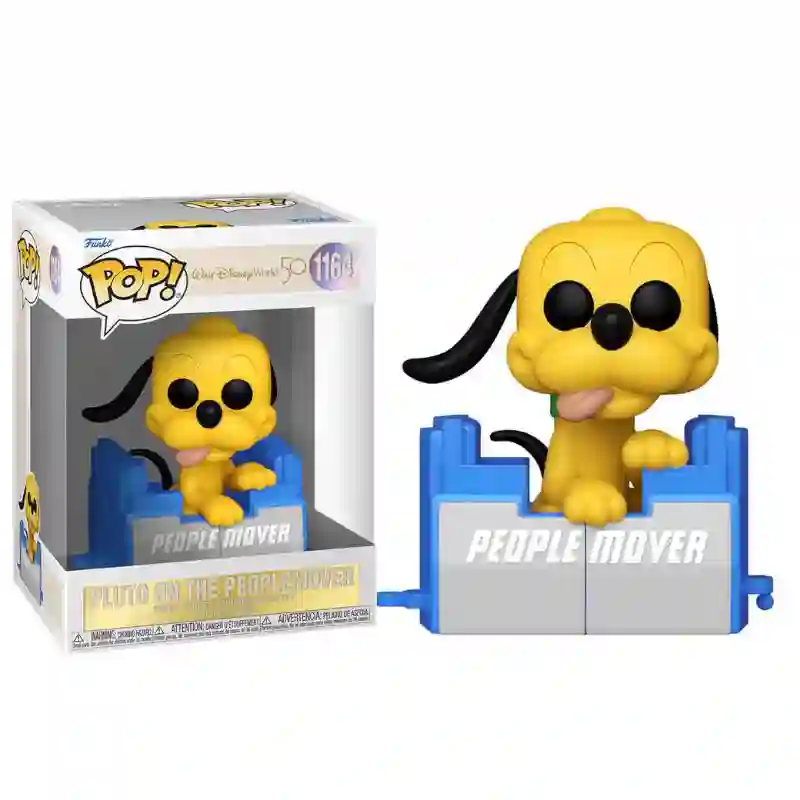 Funko Pop Pluto en el Transportador de Personas. Disney World 50