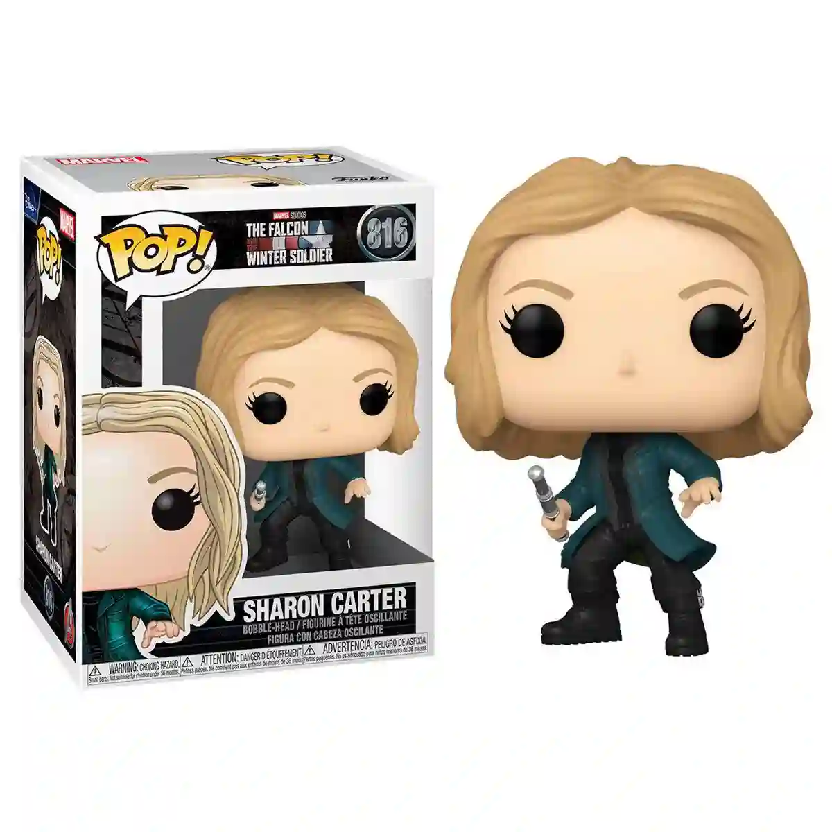 Funko Pop. Sharon Carter. The Falcon and The Winter Soldier