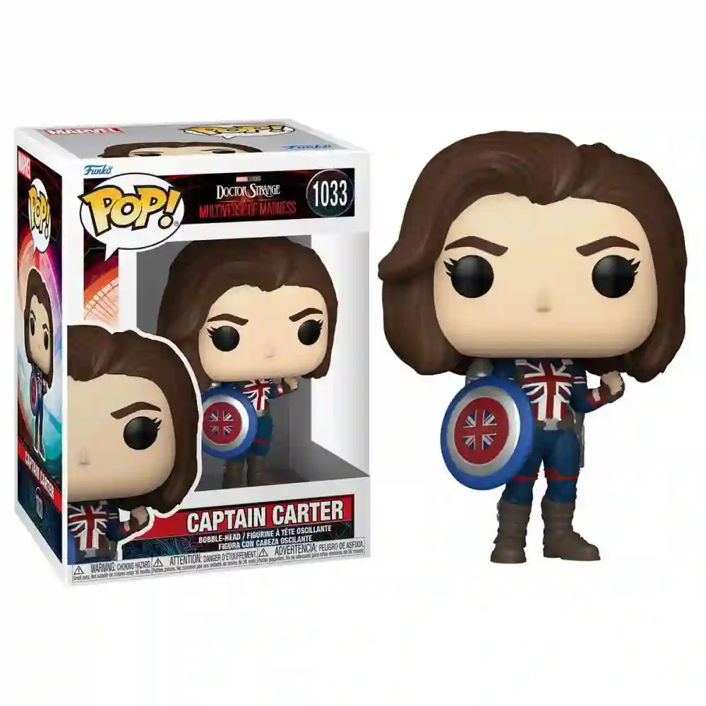 Funko Pop. Capitana Carter. Doctor Strange Multiverso de la Locura