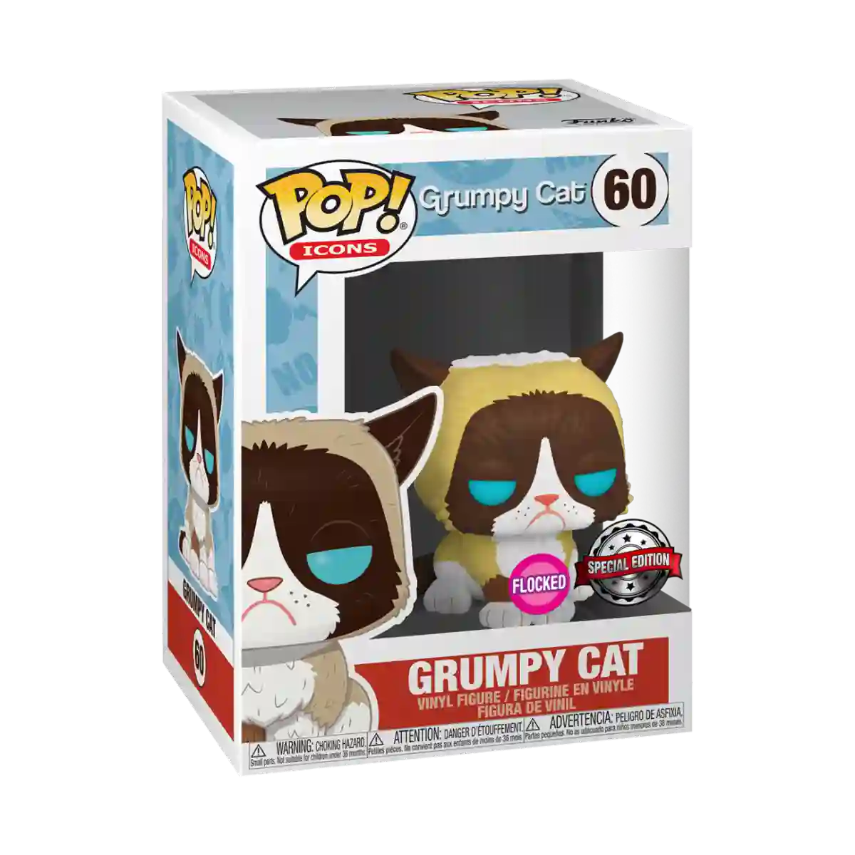 Funko Pop. Grumpy Cat. Flocked (damaged box)