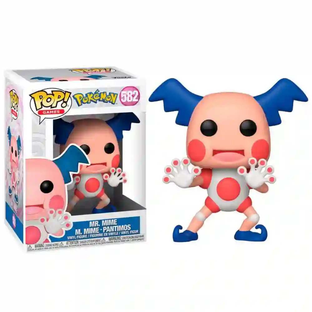 Funko Pop. Mr. Mime. Pokemon (Figura Dañada)